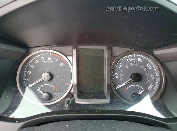 5TFCZ5AN0LX225623 2020 TOYOTA TACOMA Gray ხელსაწყოთა პანელის ხედი