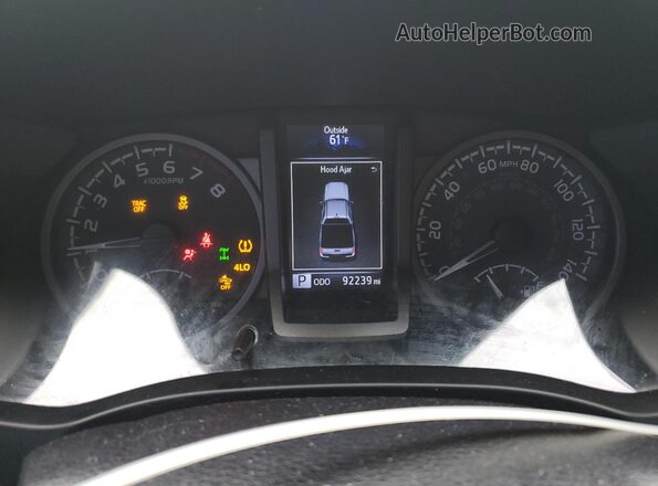 5TFCZ5AN0MX255190 2021 TOYOTA TACOMA Gray Սարքավորումների վահանակի տեսք