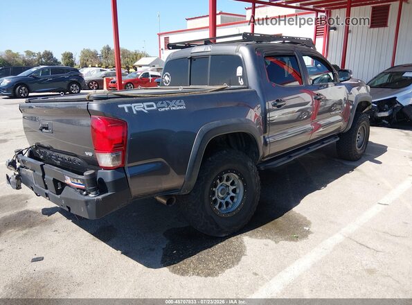 5TFCZ5AN2GX023243 2016 TOYOTA TACOMA Gray Հետևի աջ
