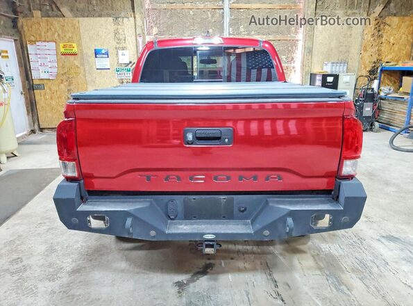 5TFCZ5AN2HX068670 2017 TOYOTA TACOMA Red Հետևի տեսք