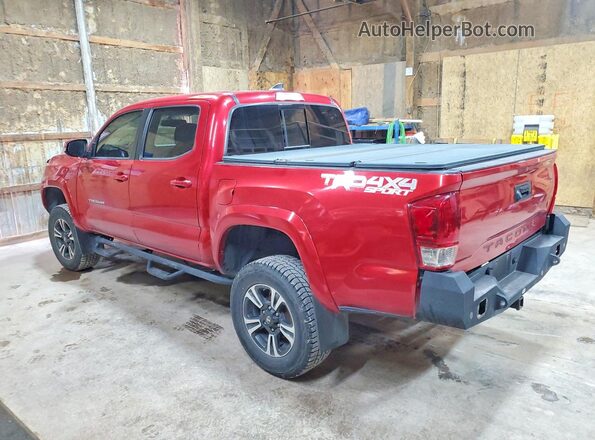 5TFCZ5AN2HX068670 2017 TOYOTA TACOMA Red Հետևի ձախ
