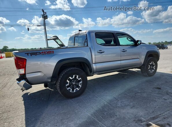 5TFCZ5AN2HX089907 2017 TOYOTA TACOMA Silver Trasero derecho