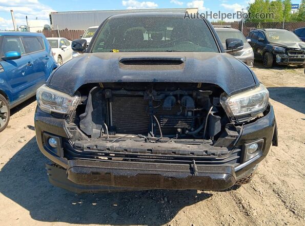 5TFCZ5AN2JX159685 2018 TOYOTA TACOMA Black Front view