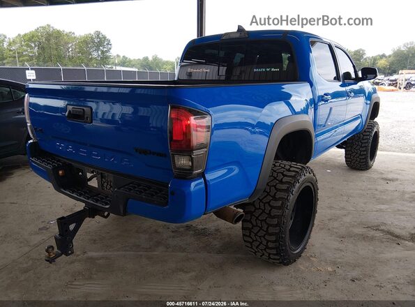 5TFCZ5AN2KX183504 2019 TOYOTA TACOMA Blue უკანა მარჯვენა
