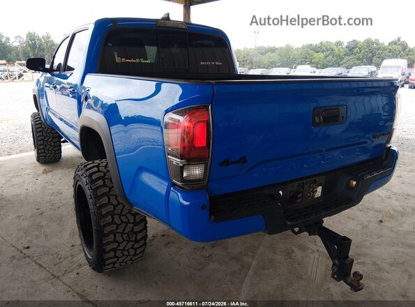 5TFCZ5AN2KX183504 2019 TOYOTA TACOMA Blue უკანა მარცხენა