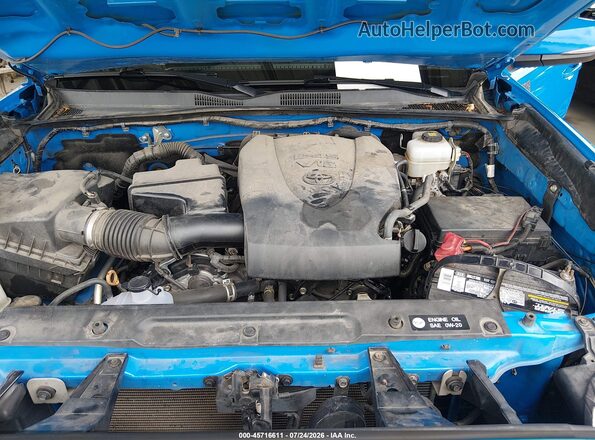 5TFCZ5AN2KX183504 2019 TOYOTA TACOMA Blue უკანა ხედი