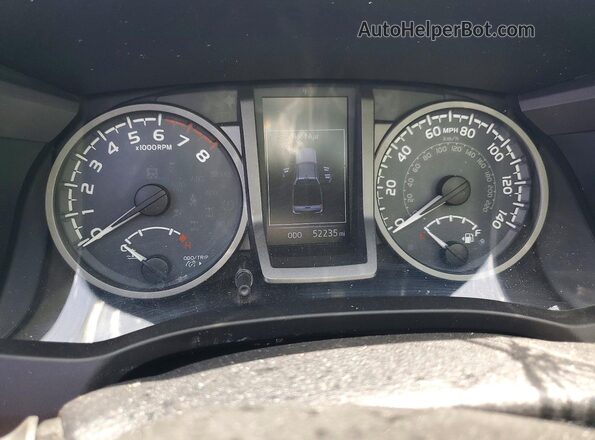 5TFCZ5AN2KX207929 2019 TOYOTA TACOMA Black Widok zestawu wskaźników