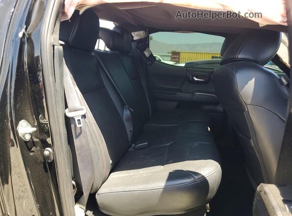5TFCZ5AN2KX207929 2019 TOYOTA TACOMA Black Widok tylnych siedzeń