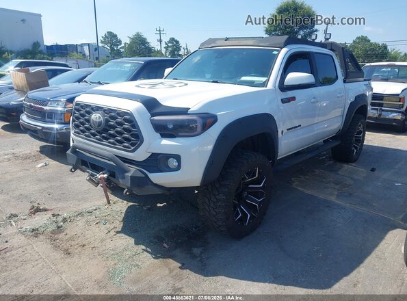 5TFCZ5AN2LX231116 2020 TOYOTA TACOMA Белый Передняя левая четверть