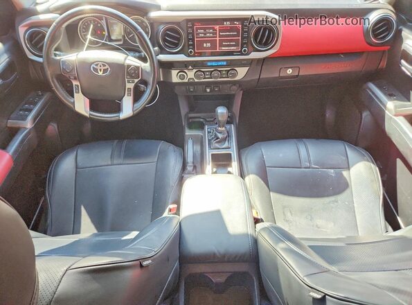 5TFCZ5AN2MX279488 2021 TOYOTA TACOMA Red Dashboard view