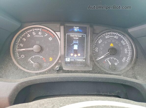 5TFCZ5AN2MX281483 2021 TOYOTA TACOMA Silver Instrument cluster view