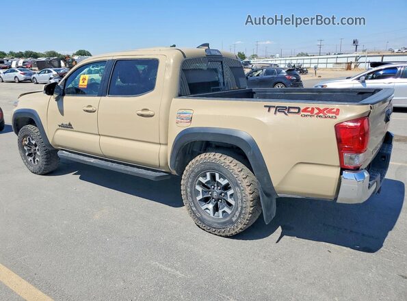5TFCZ5AN3HX074686 2017 TOYOTA TACOMA Tan უკანა მარცხენა