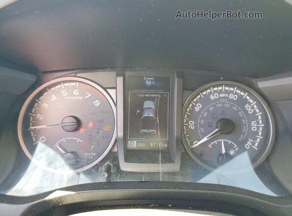 5TFCZ5AN3HX074686 2017 TOYOTA TACOMA Tan ხელსაწყოთა პანელის ხედი