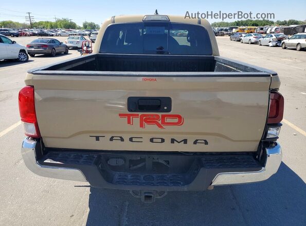 5TFCZ5AN3HX074686 2017 TOYOTA TACOMA Tan უკანა ხედი