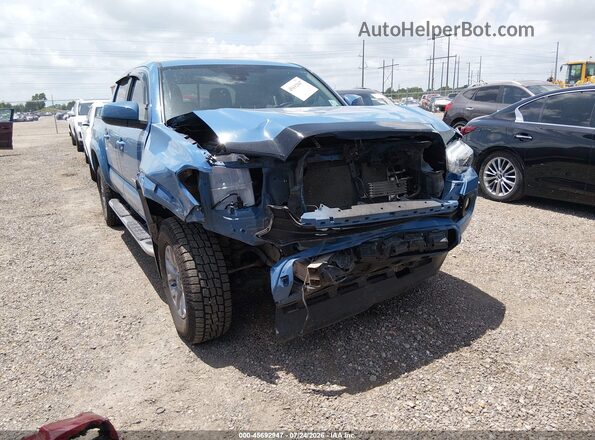 5TFCZ5AN3KX201167 2019 TOYOTA TACOMA Blue Вид спереду