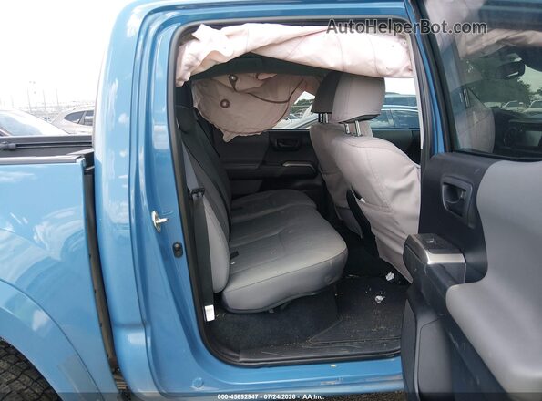 5TFCZ5AN3KX201167 2019 TOYOTA TACOMA Blue Вид наклейки з VIN-кодом