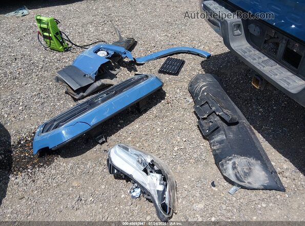 5TFCZ5AN3KX201167 2019 TOYOTA TACOMA Blue Вид щитка приладів