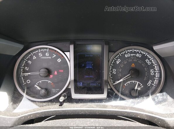 5TFCZ5AN3KX201167 2019 TOYOTA TACOMA Blue Вид задніх сидінь