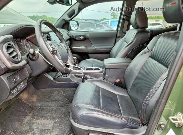 5TFCZ5AN3LX217760 2020 TOYOTA TACOMA Green Widok wnętrza z przodu