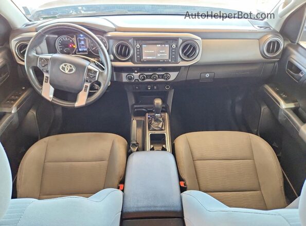 5TFCZ5AN6JX133607 2018 TOYOTA TACOMA Gray Dashboard view