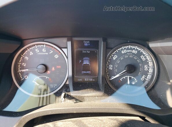 5TFCZ5AN6KX205181 2019 TOYOTA TACOMA Черный Вид щитка приборов