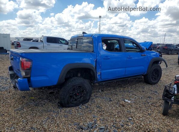 5TFCZ5AN8KX169199 2019 TOYOTA TACOMA Blue Rear right