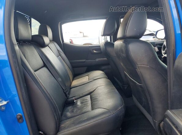 5TFCZ5AN8KX169199 2019 TOYOTA TACOMA Blue Rear seats view