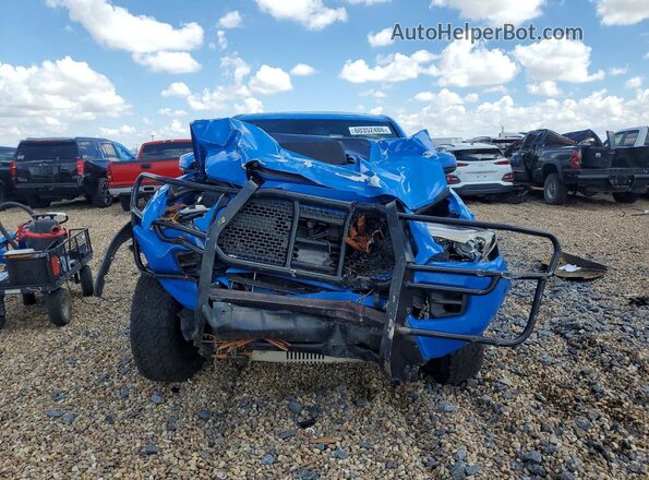 5TFCZ5AN8KX169199 2019 TOYOTA TACOMA Blue Front view