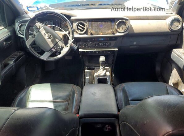 5TFCZ5AN8KX169199 2019 TOYOTA TACOMA Blue Dashboard view