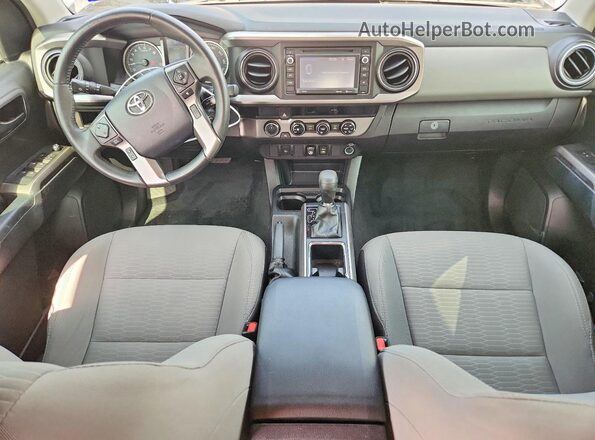 5TFCZ5ANXJX162804 2018 TOYOTA TACOMA Charcoal წინა პანელის ხედი