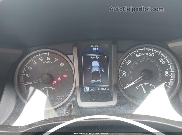 5TFCZ5ANXKX182343 2019 TOYOTA TACOMA Blue Հետևի նստատեղերի տեսք