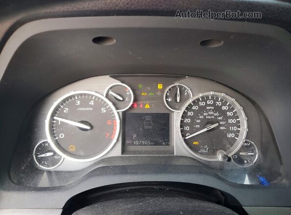5TFDW5F11GX563492 2016 TOYOTA TUNDRA Orange Вид щитка приладів