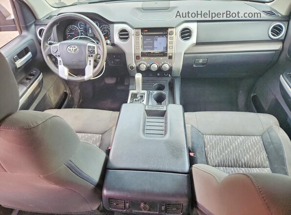 5TFDW5F11JX751582 2018 TOYOTA TUNDRA Gray Vista del salpicadero