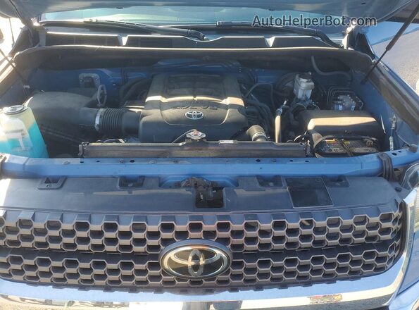 5TFDW5F12KX834634 2019 TOYOTA TUNDRA Blue Vista interior trasera