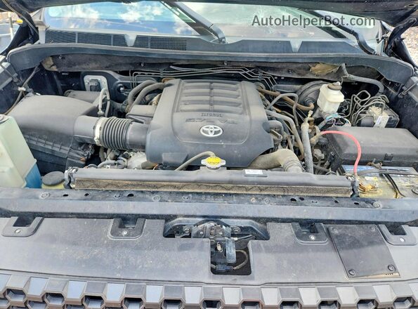 5TFDW5F13GX549075 2016 TOYOTA TUNDRA Black უკანა სალონის ხედი