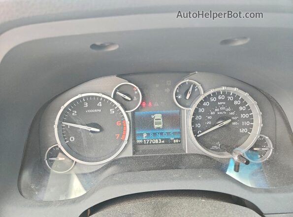 5TFDW5F13GX549075 2016 TOYOTA TUNDRA Black ხელსაწყოთა პანელის ხედი