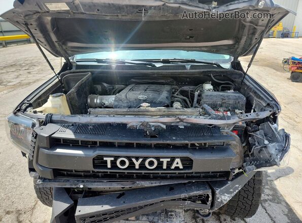 5TFDW5F18KX850269 2019 TOYOTA TUNDRA Серый Вид задней части салона
