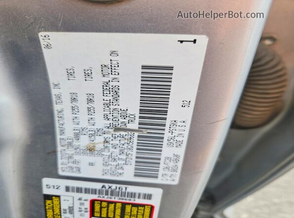 5TFDY5F10GX569682 2016 TOYOTA TUNDRA Серый Вид подкапотного пространства