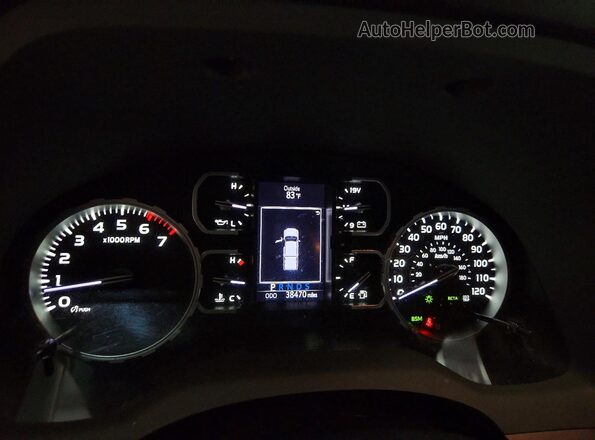 5TFDY5F10LX915014 2020 TOYOTA TUNDRA Gray ხელსაწყოთა პანელის ხედი
