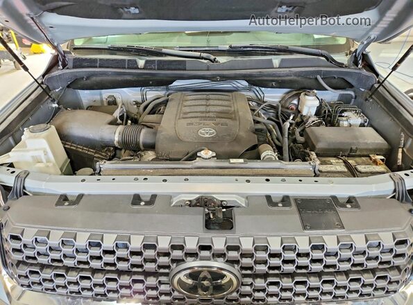 5TFDY5F10LX915014 2020 TOYOTA TUNDRA Gray უკანა სალონის ხედი