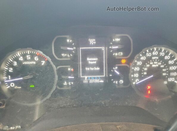 5TFDY5F10MX009155 2021 TOYOTA TUNDRA Silver ხელსაწყოთა პანელის ხედი