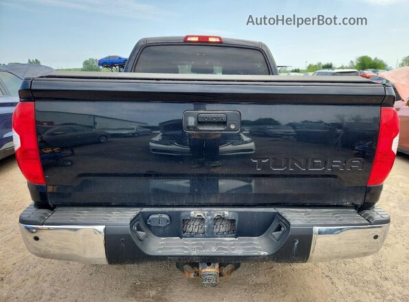 5TFDY5F11JX736493 2018 TOYOTA TUNDRA Black Вид ззаду