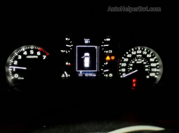 5TFDY5F11LX891175 2020 TOYOTA TUNDRA Серебряный Вид щитка приборов