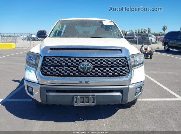 5TFDY5F11LX895095 2020 TOYOTA TUNDRA White Вид задньої частини салону