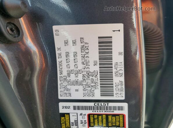 5TFDY5F11LX942223 2020 TOYOTA TUNDRA Серый Вид подкапотного пространства