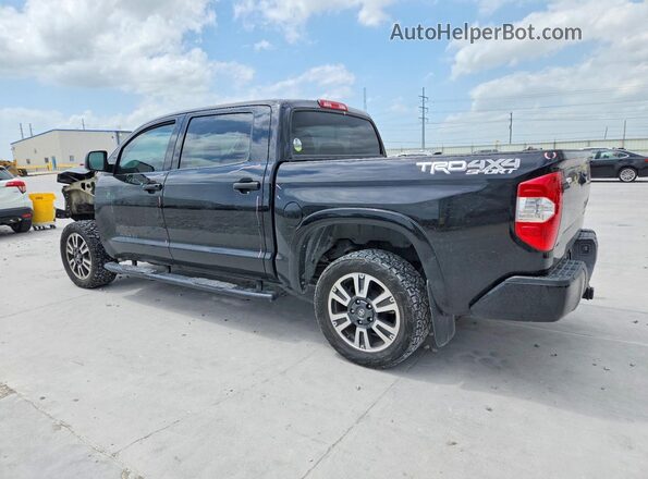 5TFDY5F13KX786622 2019 TOYOTA TUNDRA Black Rear left
