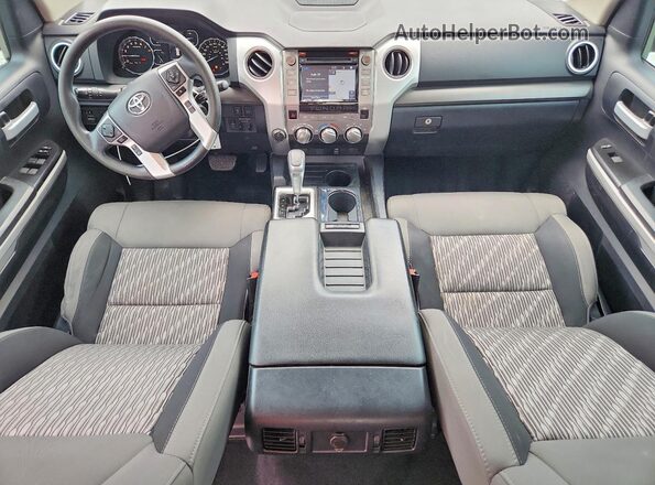 5TFDY5F13KX786622 2019 TOYOTA TUNDRA Black Dashboard view