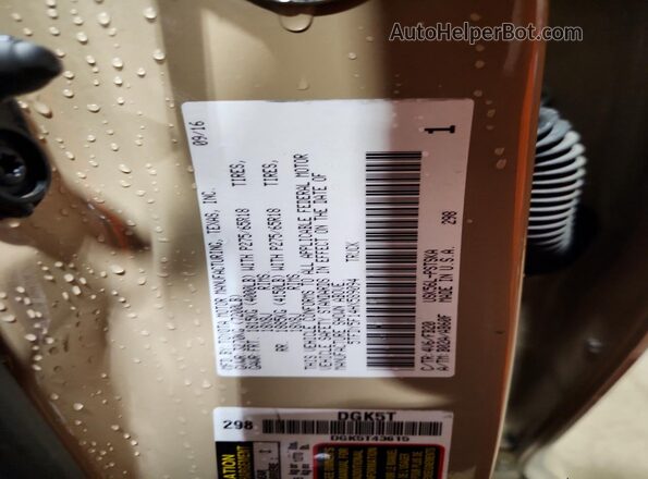 5TFDY5F14HX589094 2017 TOYOTA TUNDRA Tan Widok komory silnika