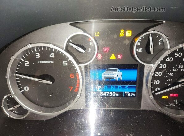 5TFDY5F14HX589094 2017 TOYOTA TUNDRA Tan Widok zestawu wskaźników