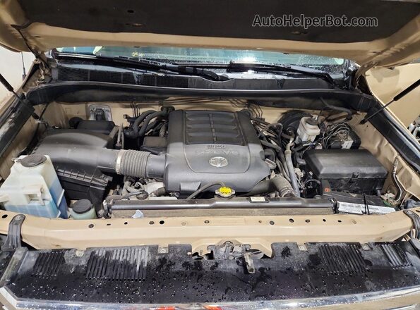 5TFDY5F14HX589094 2017 TOYOTA TUNDRA Tan Widok wnętrza z tyłu